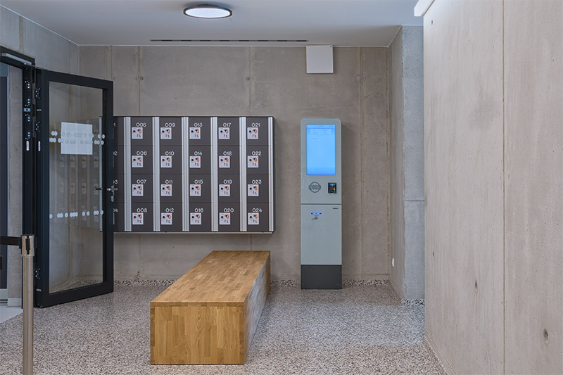 Unattended payment terminal of Bazén Louka Znojmo