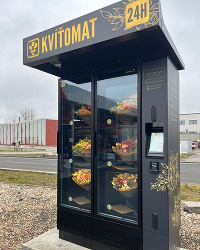 Flower vending machine Kvíťomat in Opava