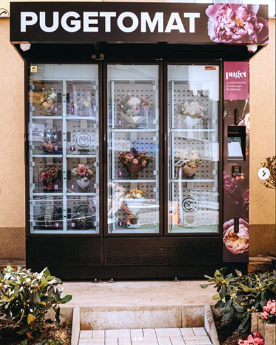 Flowers vending machine Pugetomat in Chomutov